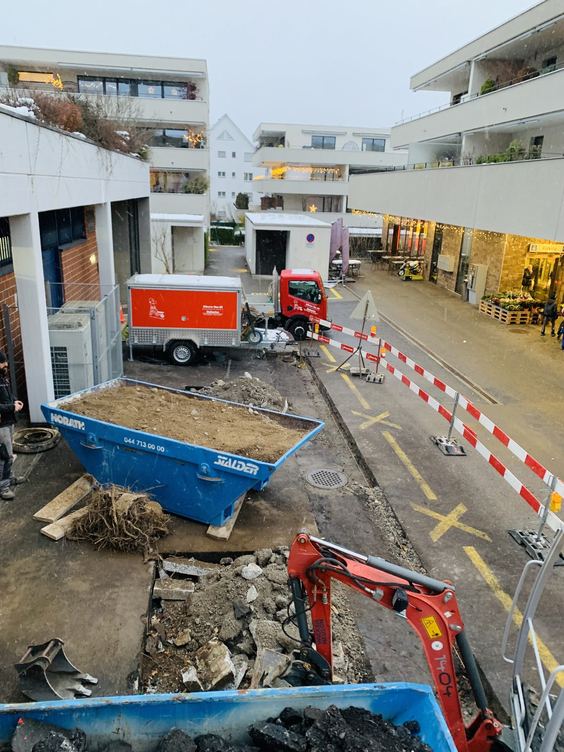 Januar 2022 – Fotos von einigen Baustellen