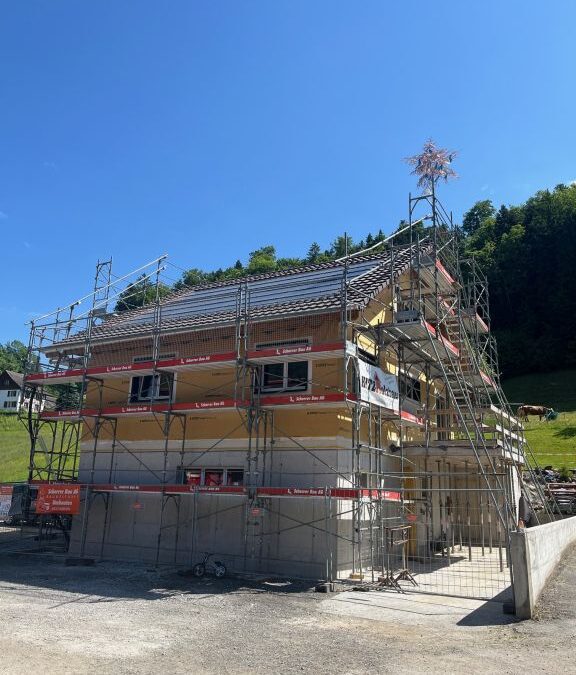 Ersatzneubau Hirzel 2025 Mai Aufrichte